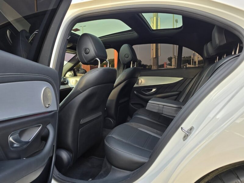 2021 Mercedes-Benz E63 S AMG 4MATIC+ 4.0-liter V8 Twin Turbo White Brown Sedan