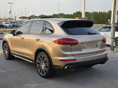 2015 Porsche Cayenne S 3.6-liter twin-turbo V6 Engine Gold Beige SUV Full Specifications