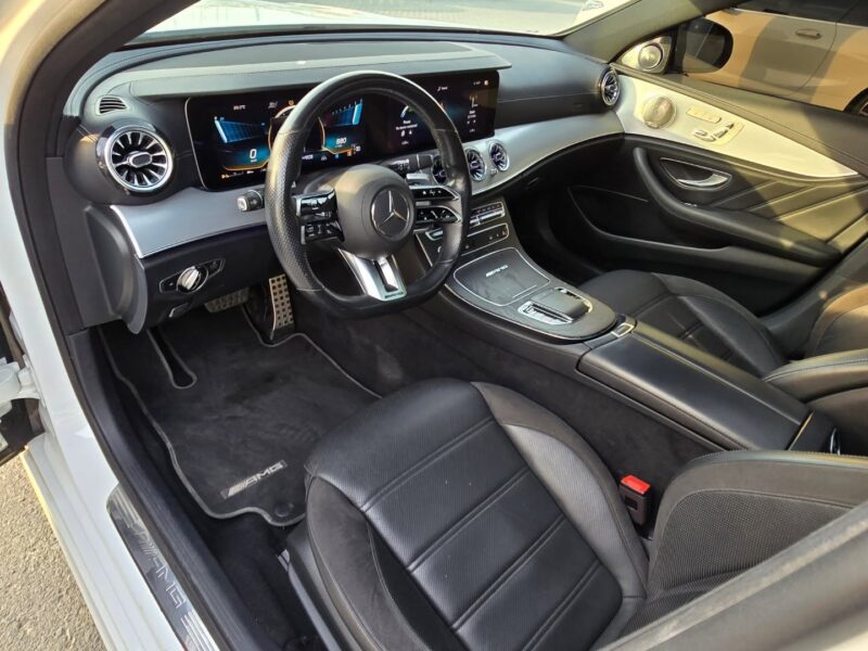 2021 Mercedes-Benz E63 S AMG 4MATIC+ 4.0-liter V8 Twin Turbo White Brown Sedan