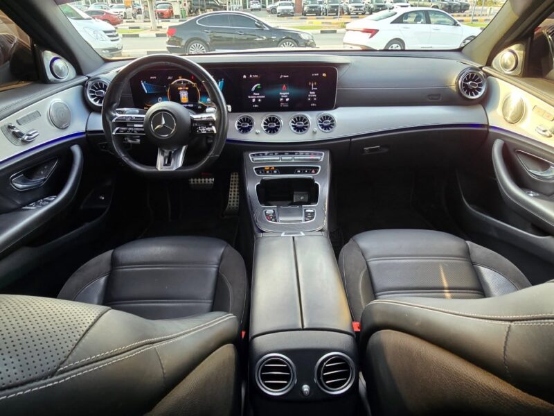 2021 Mercedes-Benz E63 S AMG 4MATIC+ 4.0-liter V8 Twin Turbo White Brown Sedan
