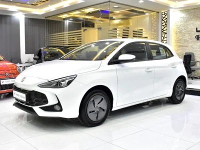 2026 MG MG3 Standard 4 Cylinder Petrol Engine White Black Hatchback GCC Specs
