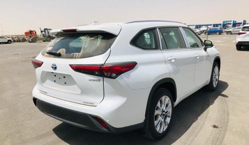 2023 Toyota Highlander Hybrid 2.5-liter 4 Cylinder Engine White Beige SUV AWD