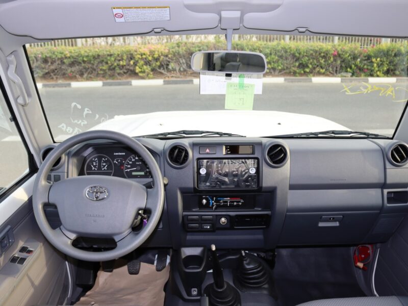 2022 Toyota Land Cruiser 78 4.2L Diesel 6 Cylinders Engine White Grey SUV 4WD
