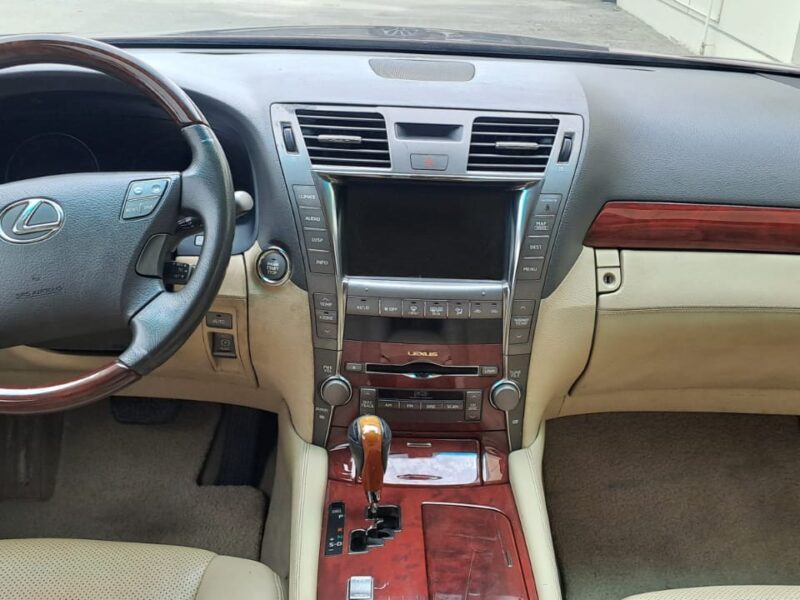 2007 Lexus LS 460L 4.6L V8 Petrol Engine Red Beige Sedan RWD Automatic