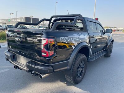 2022 Ford Ranger Raptor 3.0L Twin-Turbo EcoBoost V6 Petrol Engine Black Pick Up Truck