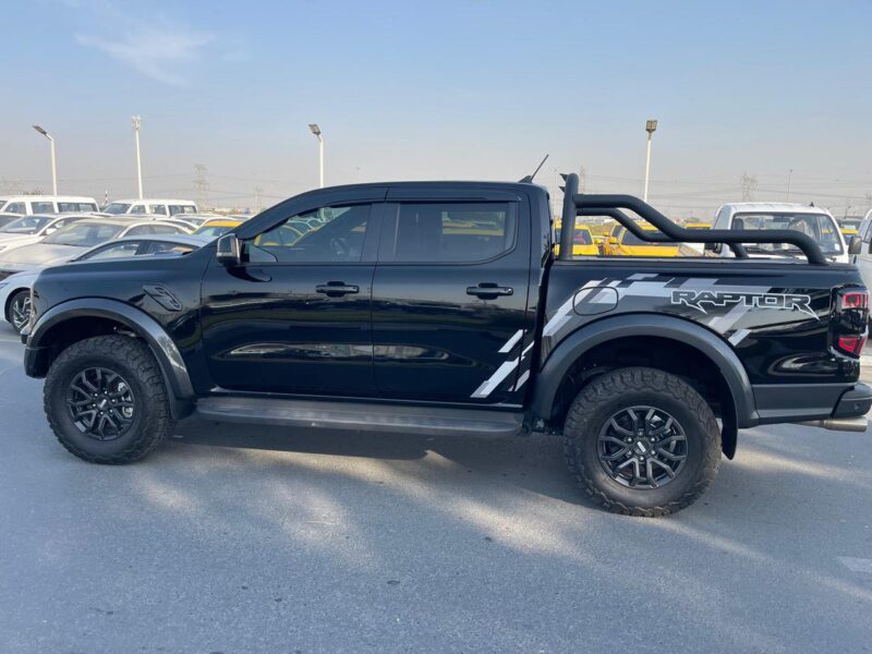 2022 Ford Ranger Raptor 3.0L Twin-Turbo EcoBoost V6 Petrol Engine Black Pick Up Truck