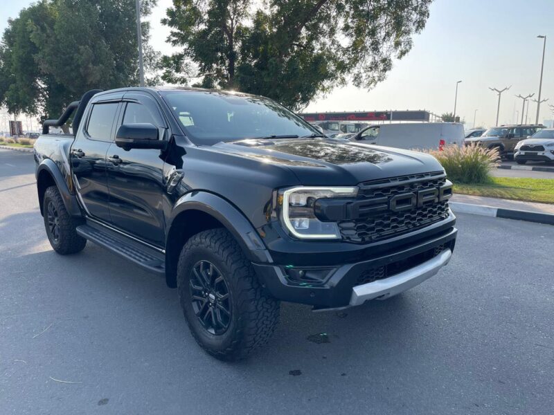 2022 Ford Ranger Raptor 3.0L Twin-Turbo EcoBoost V6 Petrol Engine Black Pick Up Truck