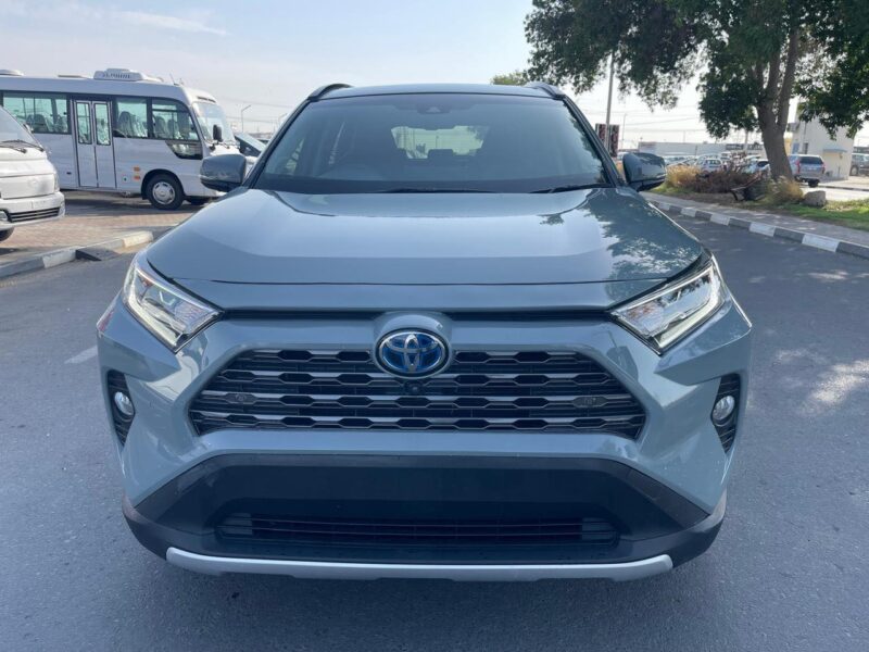 2021 Toyota RAV 4 Cruiser Hybrid 2.5-liter 4-cylinder Engine Grey Black SUV AWD