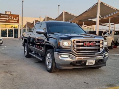 2018 GMC Sierra 1500 4.3 Litres V6 petrol Engine Black Beige Pick Up Truck Full Option