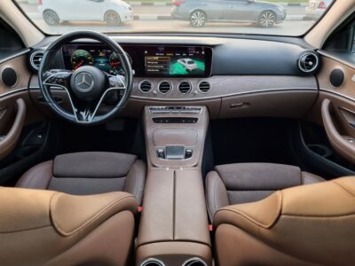 2022 Mercedes-Benz E300 2.0-liter Turbocharged 4 Cylinder Engine Black Brown Sedan