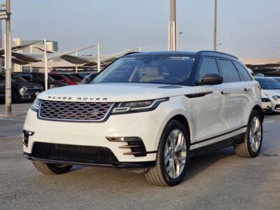 2019 Land Rover Range Rover Velar R-Dynamic SE P250 2.0L Turbo 4 Cylinder Engine White Tan