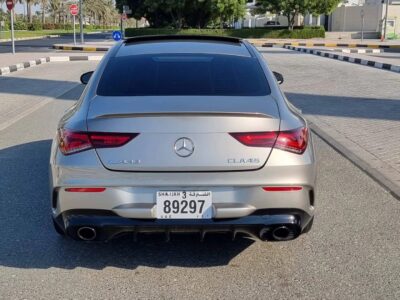 2020 Mercedes-Benz AMG CLA 35 2.0 Litres 4 Cylinder Petrol Engine Gold Beige Coupe