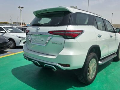 2024 Toyota Fortuner 4.0 Litres Petrol 6 Cylinder Petrol Engine White Tan SUV 4WD