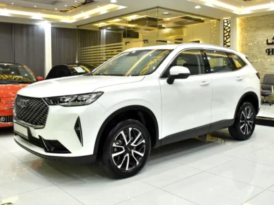 2023 Haval H6 Medium 4 Cylinders Petrol Engine White Black SUV GCC Specs