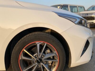 2022 Kia Cerato 1.6 Litres 4 Cylinder Petrol Engine White Red Hatchback GCC Specs
