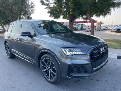 2021 Audi Q7 50 TDI Quattro 3.0-litre V6 Turbo Diesel Engine Grey Black Luxury SUV