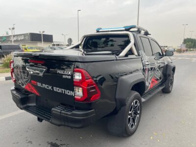 2023 Toyota Hilux SR5 Dual Cab 2.8 4 Cylinders Diesel Engine Automatic Black Pick Up Truck