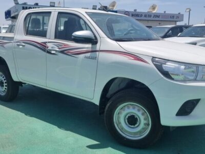 2023 Toyota Hilux 2.4 Litre Diesel 4-cylinder Engine White Red Pick-Up Truck 4WD