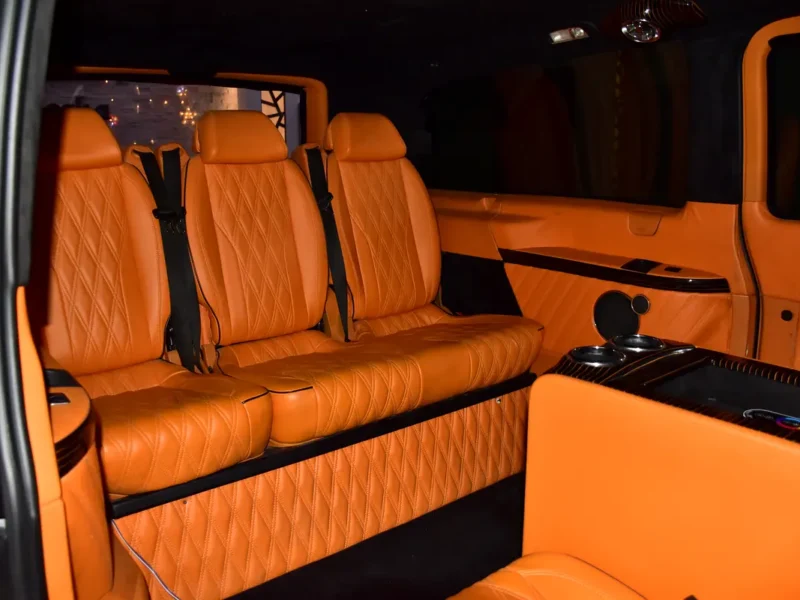 2014 Mercedes-Benz Viano Trend 6 Cylinder Petrol Engine Black Orange Van GCC Specs