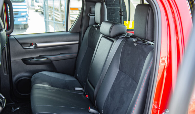 2023 Toyota Hilux 2.4 Litre Diesel 4-cylinder Engine Red Black Pick-Up Truck 4WD