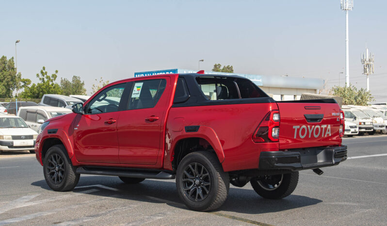 2023 Toyota Hilux 2.4 Litre Diesel 4-cylinder Engine Red Black Pick-Up Truck 4WD