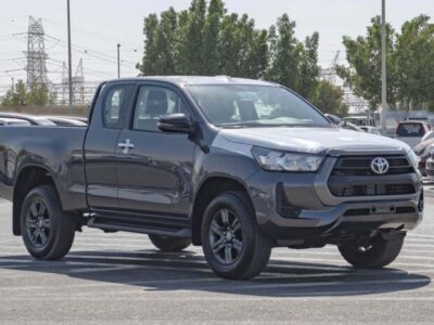 2024 Toyota Hilux 2.4 Litre Diesel 4-cylinder Engine Dark Grey Black Pick-Up Truck 4WD