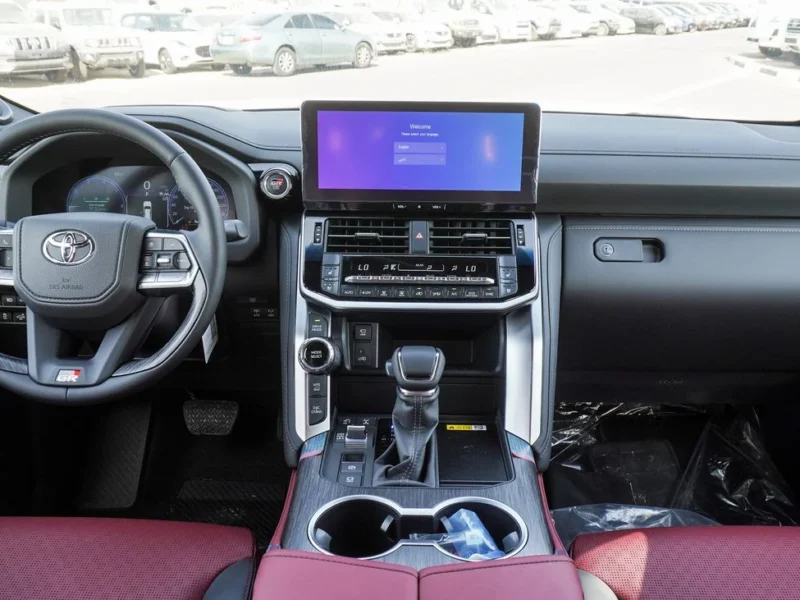 2025 Toyota Land Cruiser GR Sport 3.5L 6 Cylinder TWIN TURBO Black Red GCC Specs
