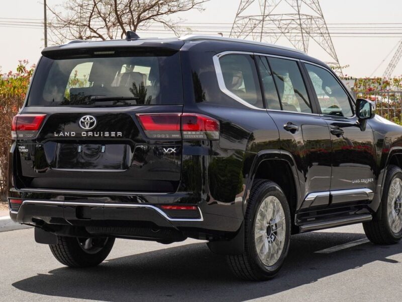 2025 Toyota Land Cruiser VX 3.5 Litres V6 Petrol Engine Black SUV Automatic GCC