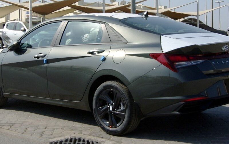 2022 Hyundai Elantra 1.6 Liters 4 Cylinders Petrol Engine Grey Beige Sedan FWD