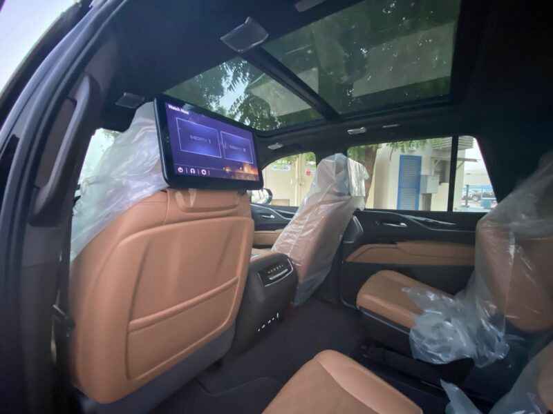 2022 Cadillac Escalade 6.2 Litres V8 Petrol Engine Black Tan SUV 4WD Top of the Line