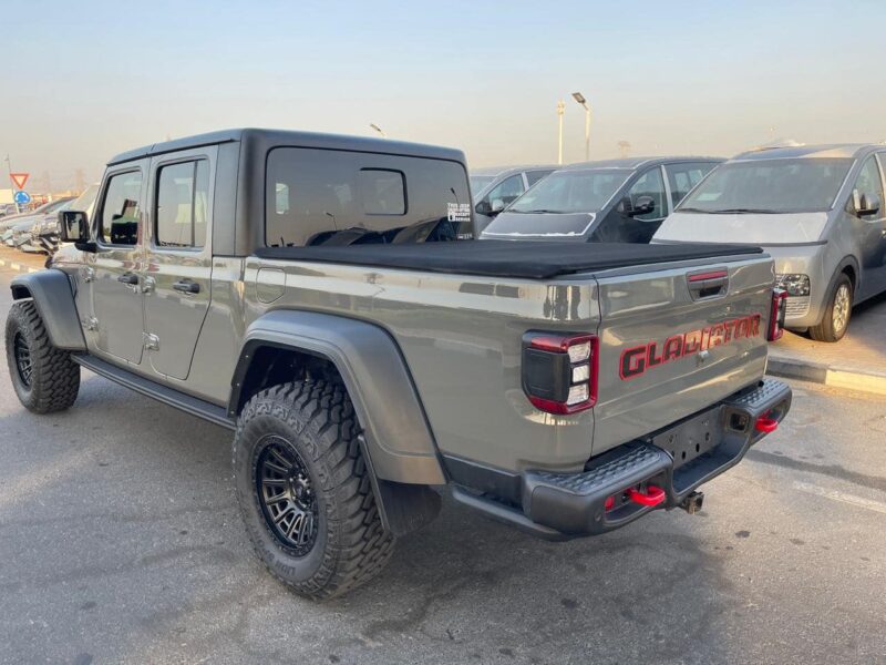 2021 Jeep Gladiator Rubicon Dual Cab 3.6L Petrol V6 Engine Grey Black Pickup Truck