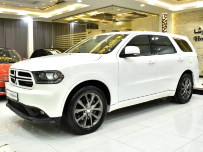 2018 Dodge Durango GT 6 Cylinders Petrol Engine White Beige SUV GCC Specs