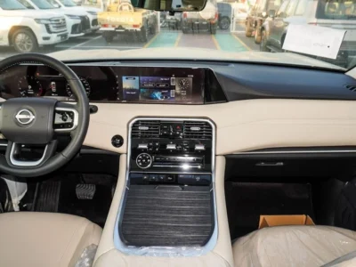 2025 Nissan Patrol SE 3.5 Litres Twin-Turbo V6 Engine Black Beige SUV Automatic GCC