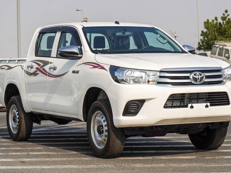 2025 Toyota Hilux GL 2.4L 4 Cylinder Diesel Engine Double Cab Utility White Black Pickup