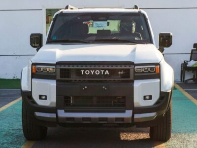 2024 Toyota Prado ADVENTURE 2.4L TWIN TURBO 4 Cylinders Engine White Brown SUV GCC