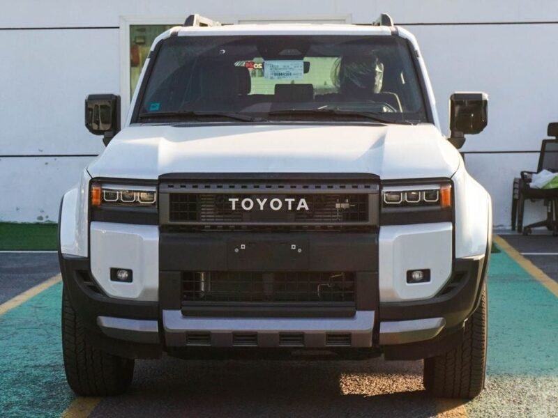 2024 Toyota Prado ADVENTURE 2.4L TWIN TURBO 4 Cylinders Engine White Brown SUV GCC