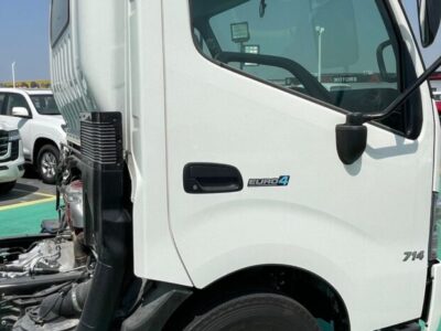 2024 Hino 300 Series 4.0 Litres 4 Cylinder Turbo-Diesel Engines White Grey Truck