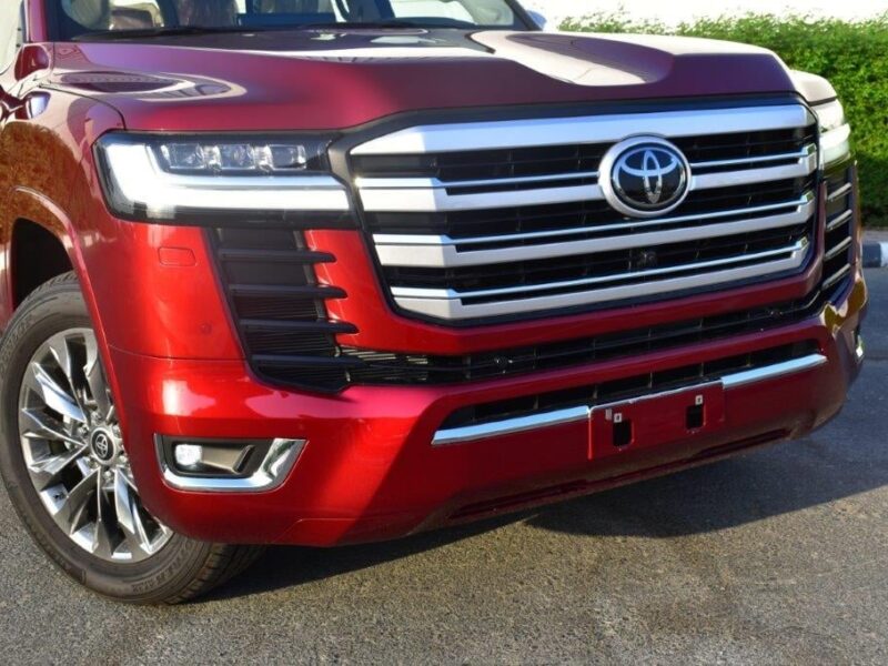 2022 Toyota Land Cruiser 300 VX-R 3.5L V6 Twin Turbo Petrol Red Beige SUV 4WD