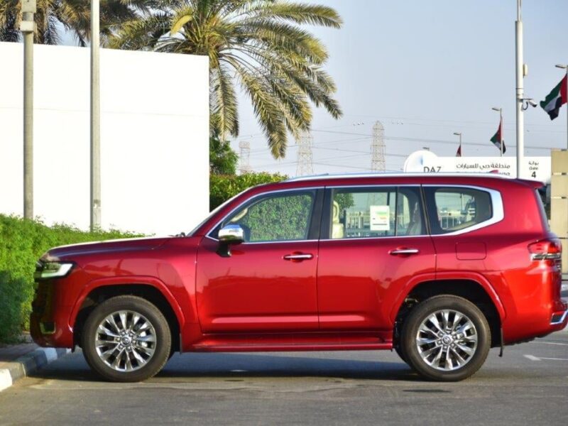 2022 Toyota Land Cruiser 300 VX-R 3.5L V6 Twin Turbo Petrol Red Beige SUV 4WD