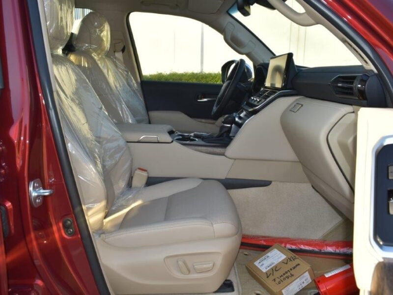 2022 Toyota Land Cruiser 300 VX-R 3.5L V6 Twin Turbo Petrol Red Beige SUV 4WD