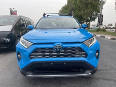 2022 Toyota RAV 4 Cruiser Hybrid 2.5 Litres 4 Cylinders Engine Blue Black SUV AWD