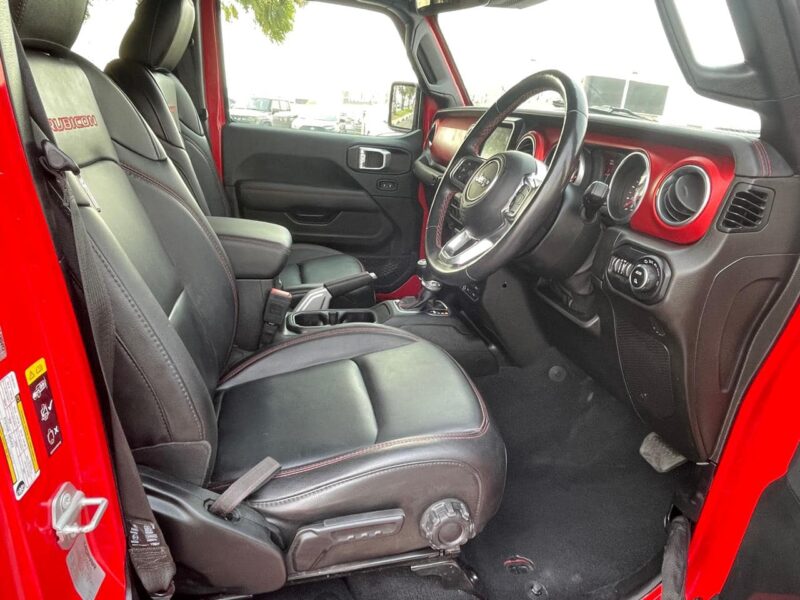 2020 Jeep Gladiator Rubicon Dual Cab 3.6L Petrol V6 Engine Red Black Pickup Truck