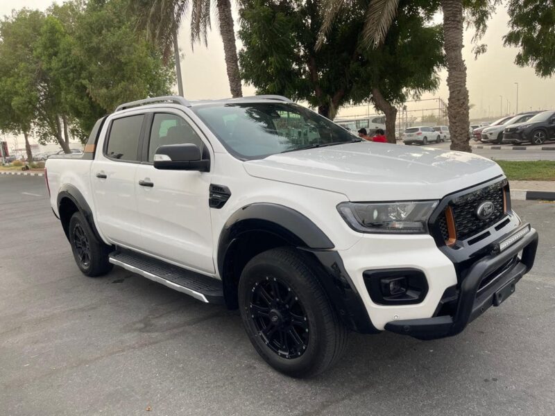 2022 Ford Ranger Wildtrak 2.0L Diesel Bi-Turbo Inline 4-Cylinder Engine White Black Pickup