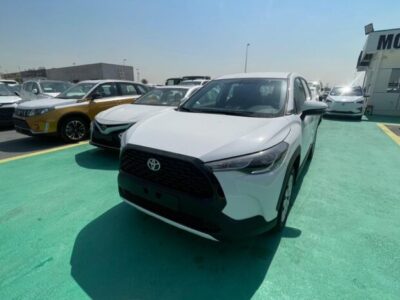 2024 Toyota Corolla Cross 2.0 Litres 4 Cylinders Petrol Engine White Tan SUV FWD