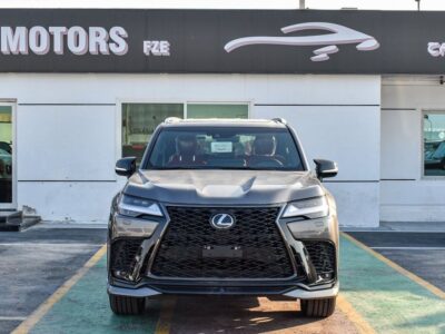 2024 Lexus LX 600 FSport 3.5 Litres V6 Petrol Engine Grey Red SUV Automatic GCC Specs
