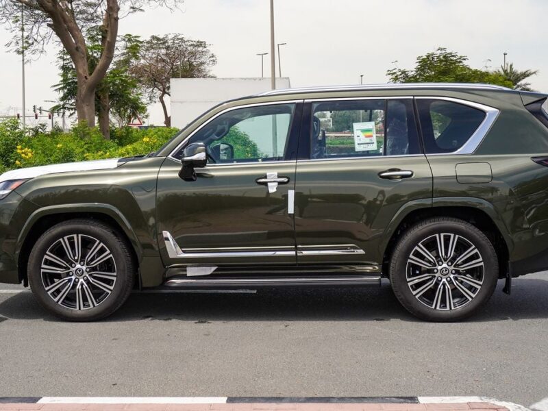 2025 Lexus LX 600 3.5 Litres V6 Petrol Engine Green Burgundy SUV Automatic GCC Specs