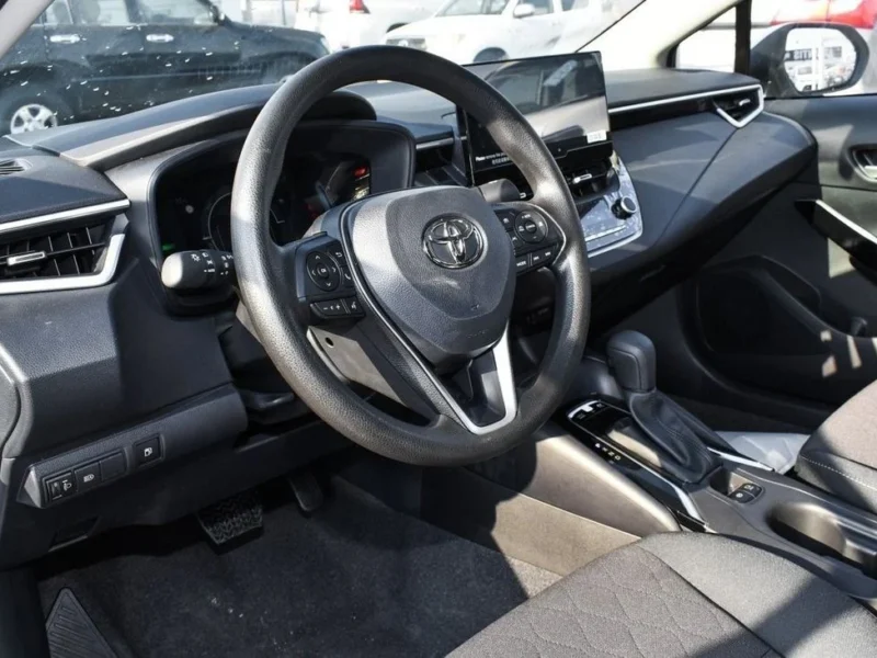 2024 Toyota Corolla 1.8 Litres 4 Cylinders Hybrid Engine White Black Sedan Automatic