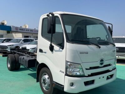 2024 Hino 300 Series 4.0 Litres 4 Cylinder Turbo-Diesel Engines White Grey Truck