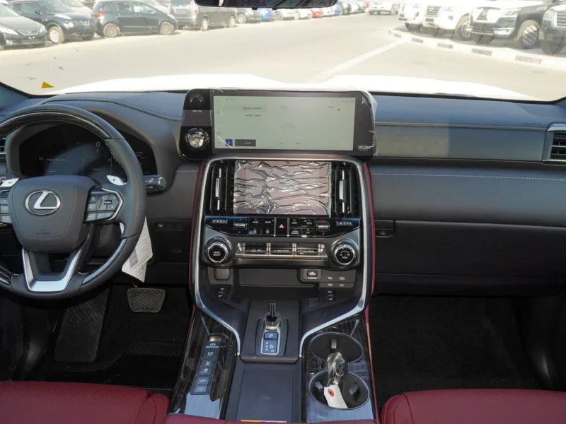 2025 Lexus LX 700h 3.5 Litres V6 Hybrid Engine Green Red SUV Automatic GCC Specs