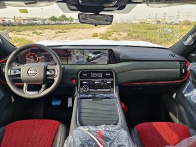 2026 Nissan Patrol Nismo 3.5L V6 Twin-Turbocharged Petrol Engine Black Red SUV